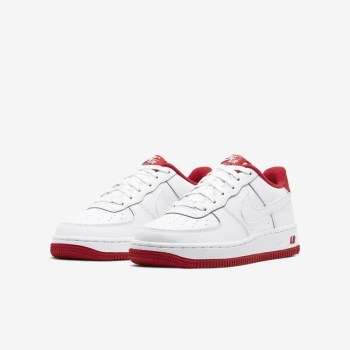 Nike Air Force 1 - Nagyobb Gyerek Utcai Cipő - Fehér/Piros